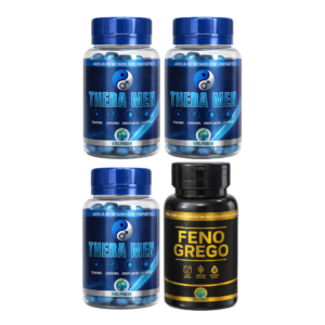 COMBO - VITALIDADE & EQUILÍBRIO (3 THERA MEN + 1 FENO GREGO VMS POWER)