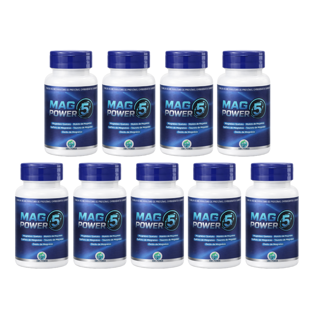 5 MAGNESIO VMS POWER - KIT 9 ITENS