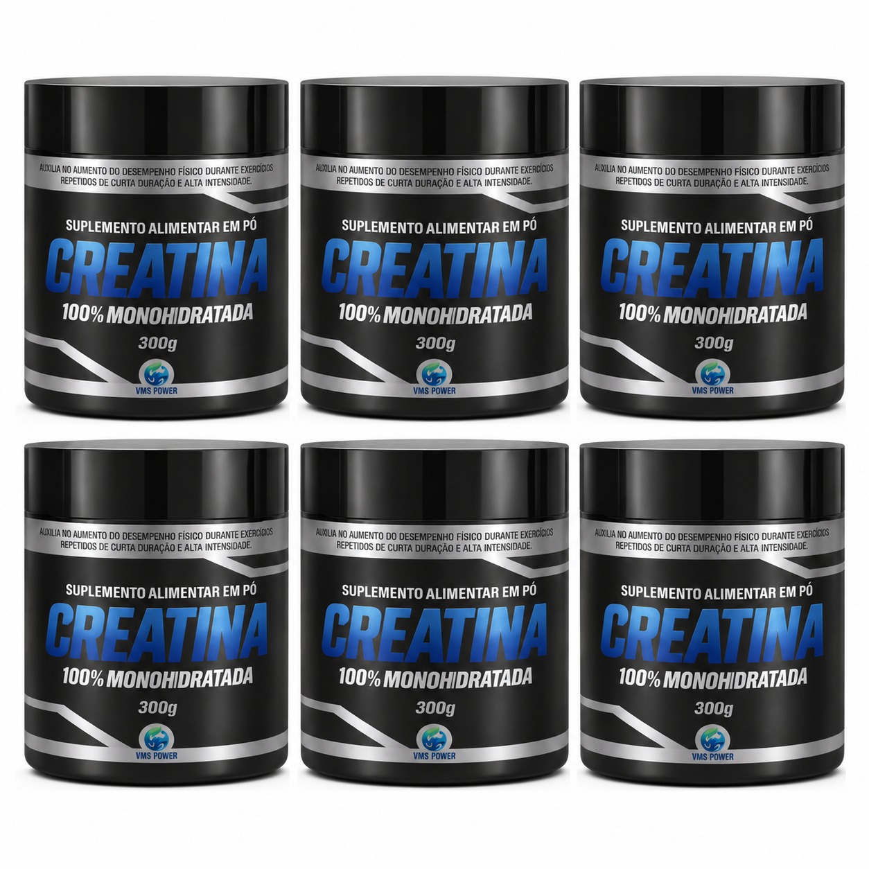 CREATINA VMS POWER - KIT 6 ITENS